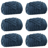 Vidaxl kleden 6 pcs marineblauw 200 x 150 cm fleece