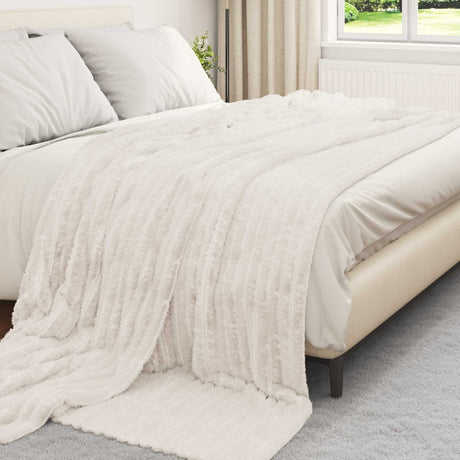 Vidaxl kleden 6 st crèmekleurig 270 x 240 cm 9.51 kg fleece