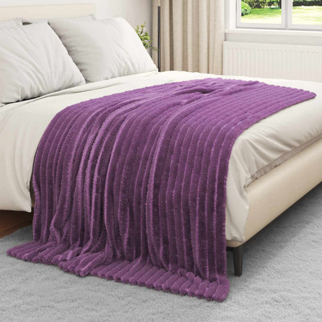 Vidaxl kleden 6 st paars 200 x 150 cm 4.75 kg fleece
