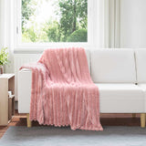 Vidaxl kleden 6 st roze 150 x 130 cm 2.85 kg fleece