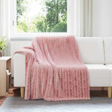 Vidaxl kleden 6 pcs roze 200 x 150 cm fleece