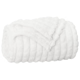 Vidaxl gooi deken wit 150 x 130 cm fleece