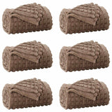 Vidaxl kleden 6 pcs kameel 240 x 220 cm fleece