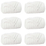 Vidaxl kleden 6 pcs wit 150 x 130 cm fleece