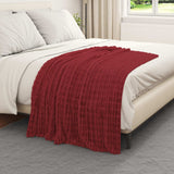 Vidaxl kleden 6 pcs bordeaux rood 150 x 130 cm fleece