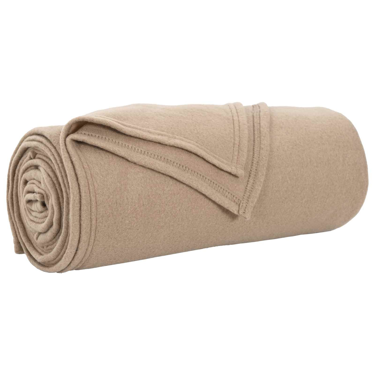 Vidaxl gooi deken kameel 200 x 150 cm fleece