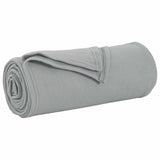 Vidaxl gooi deken grijs 200 x 150 cm fleece