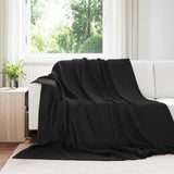 Vidaxl plaid zwart 240 x 220 cm 0.74 kg fleece
