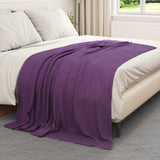 Vidaxl gooi deken paars 200 x 150 cm fleece