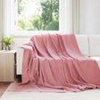 Vidaxl plaid roze 240 x 220 cm 0.74 kg fleece