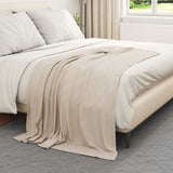 Vidaxl kleden 6 pcs beige 170 x 130 cm fleece