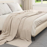 Vidaxl kleden 6 pcs beige 270 x 240 cm fleece