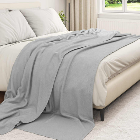 Vidaxl kleden 6 st grijs 240 x 220 cm 4.28 kg fleece