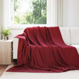 Vidaxl kleden 6 st bordeaux rood 240 x 220 cm 4.28 kg fleece