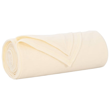 Vidaxl gooi deken crème 280 x 210 cm fleece