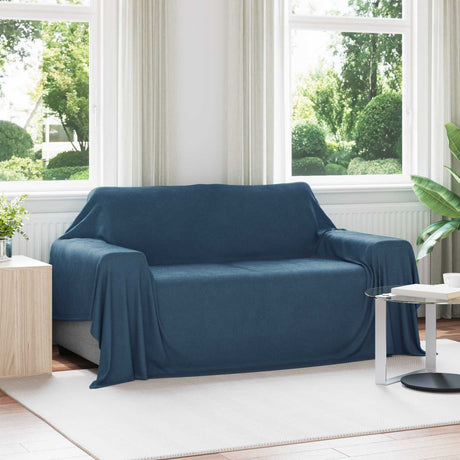 Vidaxl plaid marineblauw 280 x 210 cm 0.79 kg fleece