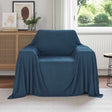 Vidaxl kleden 6 st marineblauw 210 x 140 cm 2.44 kg fleece