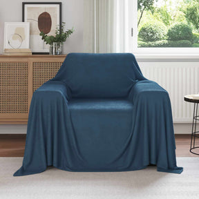 Vidaxl kleden 6 st marineblauw 210 x 140 cm 2.44 kg fleece