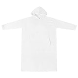 Vidaxl deken hoodie wit s flanel