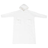 Vidaxl deken hoodie wit m fleece en flanel