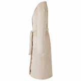 Vidaxl badjas zonder kap beige m flanel