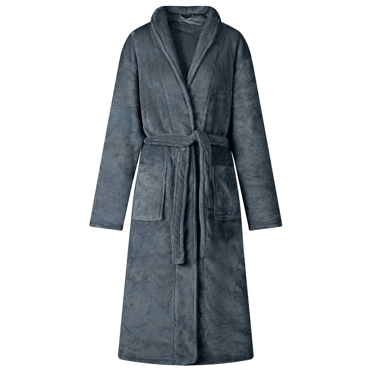 Vidaxl badjas zonder kap marineblauw s flanel