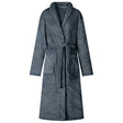Vidaxl badjas zonder kap marineblauw m flanel
