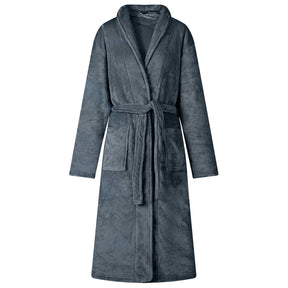 Vidaxl badjas zonder kap marineblauw m flanel