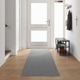 Vidaxl tapijt loper lichtgrijs 80 x 500 cm 100% polypropyleen