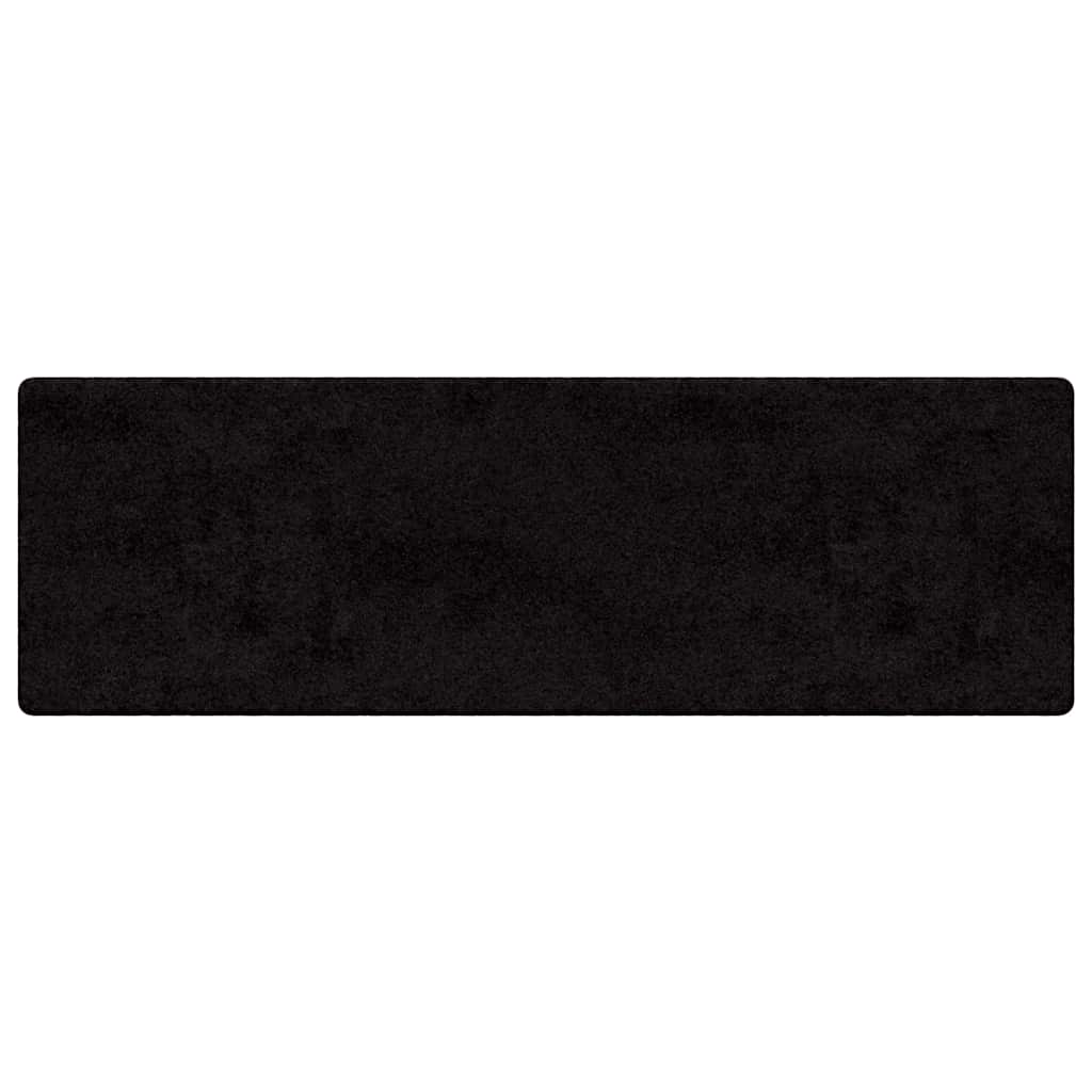 Vidaxl tapijt loper zwart 80 x 300 cm 100% polypropylene tuft