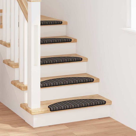 Vidaxl zelfklevende trapmatten 15 st 65 x 21 x 4 cm non-slip antraciet