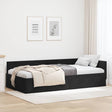 Vidaxl hoekbedframe zwart 80 x 200 cm fluweel