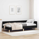 Vidaxl hoekbedframe zwart 80 x 200 cm stof
