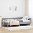 Vidaxl hoekbedframe lichtgrijs 90 x 200 cm stof