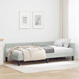 Vidaxl hoekbedframe lichtgrijs 80 x 200 cm fluweel