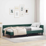 Vidaxl hoekbedframe donkergroen 80 x 200 cm fluweel
