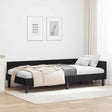 Vidaxl hoekbedframe zwart 80 x 200 cm fluweel