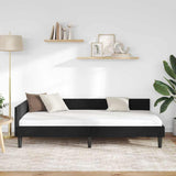 Vidaxl hoekbedframe zwart 80 x 200 cm fluweel