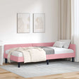 Vidaxl hoekbedframe roze 90 x 200 cm fluweel