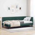 Vidaxl hoekbedframe donkergroen 100 x 200 cm fluweel