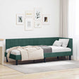 Vidaxl hoekbedframe donkergroen 80 x 200 cm fluweel