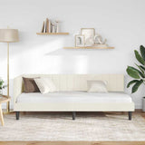 Vidaxl hoekbedframe crème 80 x 200 cm fluweel