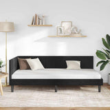 Vidaxl hoekbedframe zwart 90 x 200 cm fluweel