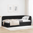 Vidaxl hoekbedframe zwart 100 x 200 cm fluweel