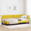 Vidaxl hoekbedframe geel 90 x 200 cm fluweel