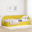 Vidaxl hoekbedframe geel 80 x 200 cm fluweel