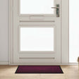 Vidaxl deurmat bordeauxrood 60 x 80 x 1.2 cm teddy stof