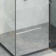 Vidaxl 360° doucheafvoer met slank model zilver 60 cm
