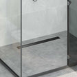 Vidaxl doucheafvoer 2-in-1 met 360° sifon zwart 70 cm