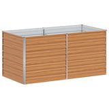 Vidaxl verhoogde plantenbak licht bruin 160 x 80 x 77 cm